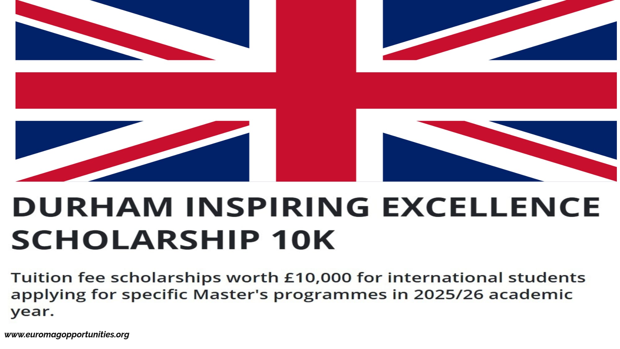 Durham Inspiring Excellence Scholarship UK 2026 (A