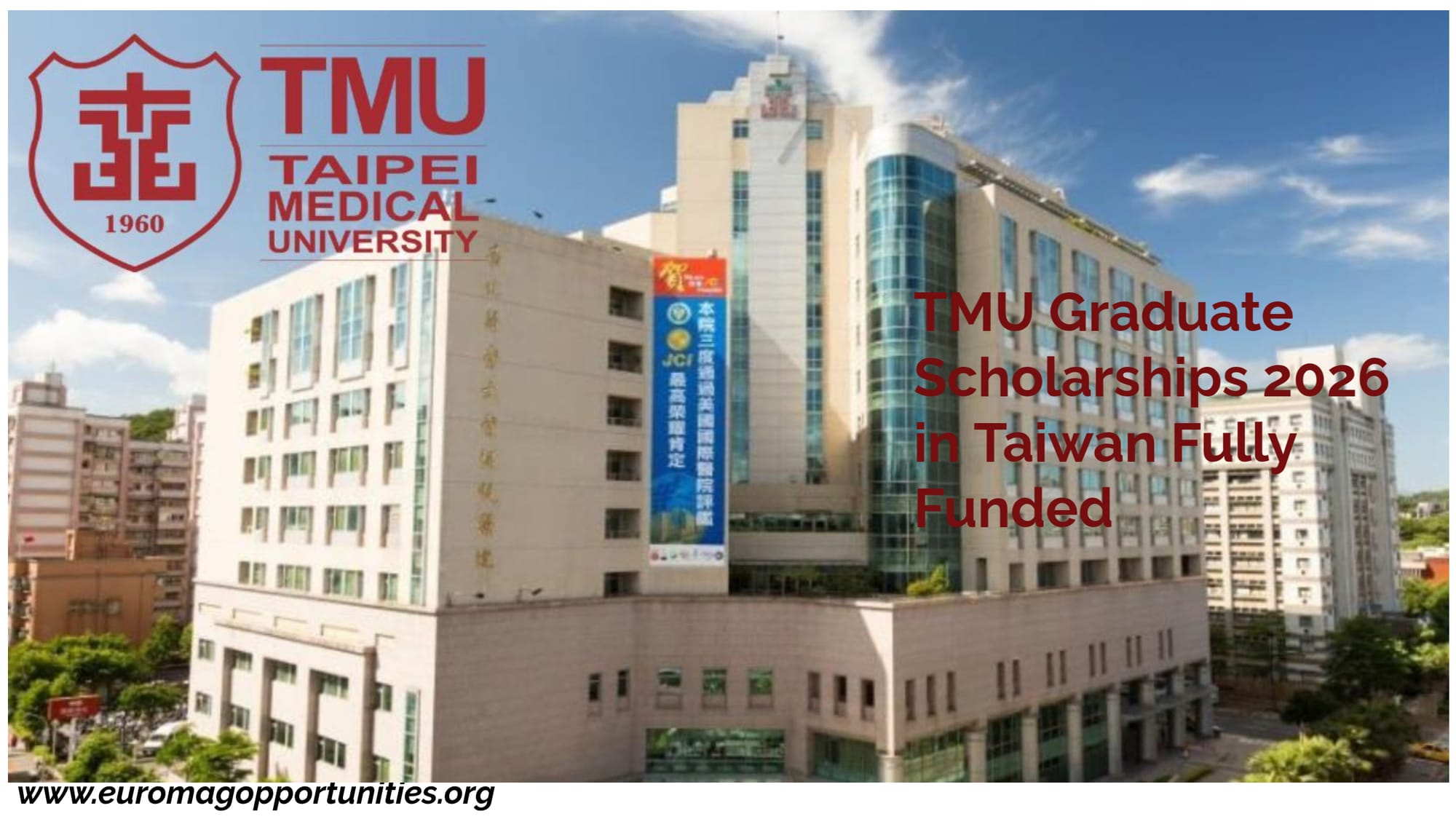 TMU Graduate Scholarships 2026 in Taiwan Fully Funded