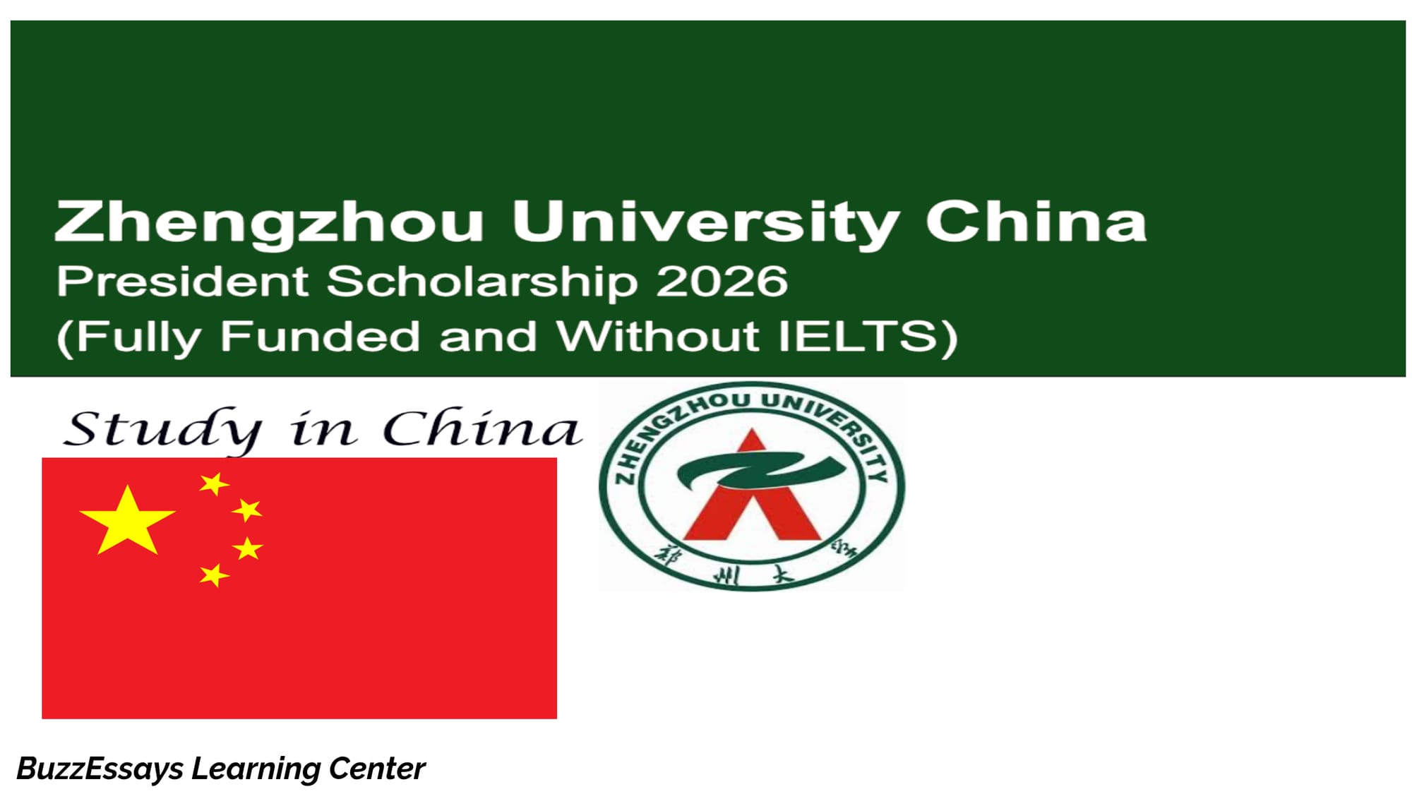 Zhengzhou University President Scholarship 2026 China