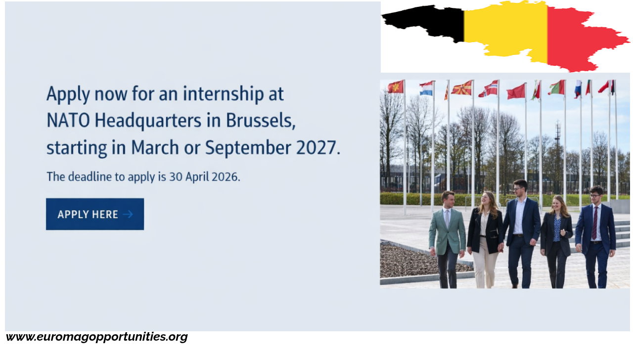 NATO Internship Programme 2027 in Brussels (Paid)