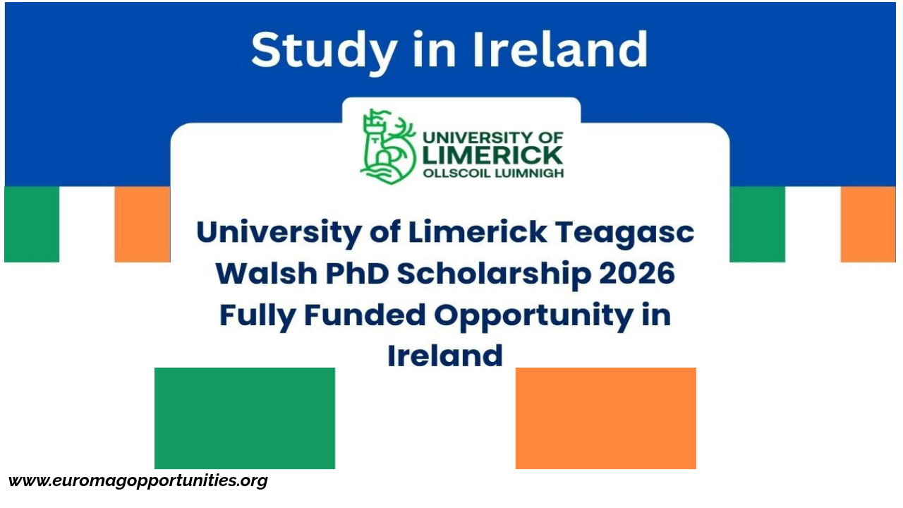 Limerick University PhD Scholarship 2026 Ireland