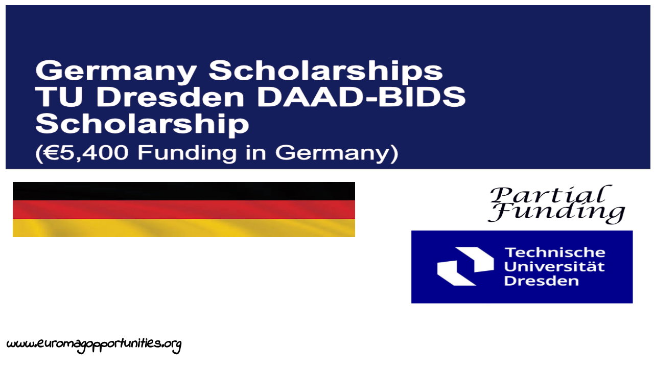 DAAD BIDS Scholarships 2026 at TU Dresden €5,400