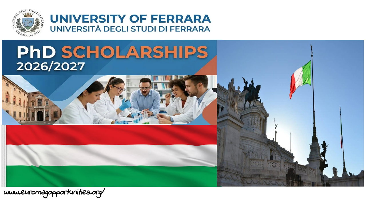 University of Ferrara PhD Scholarships 2027 (Fully Funded Italy)
