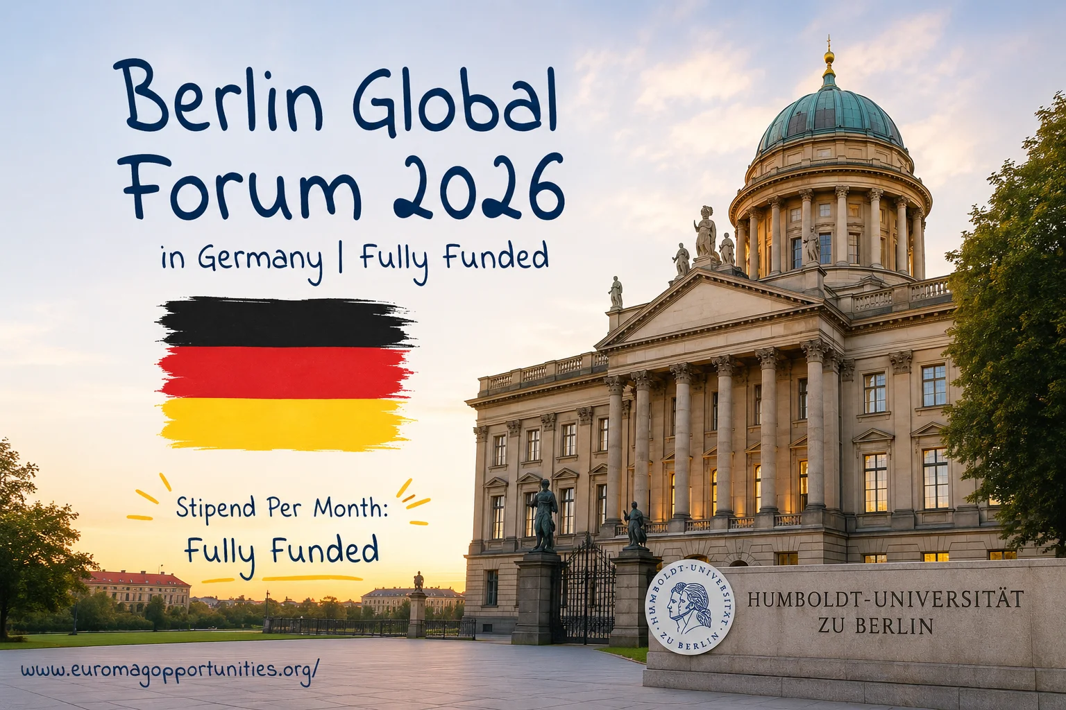 Berlin Global Forum 2026 in Germany | Fully Funded Opportunity for Young Leaders