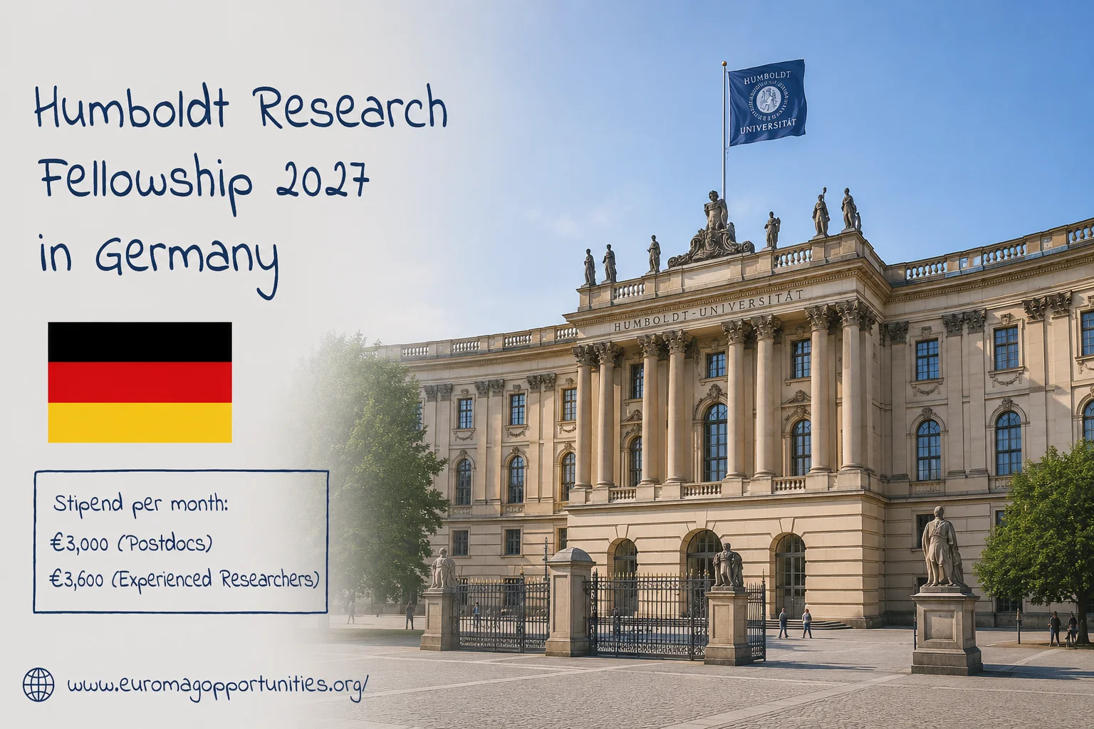 Humboldt Research Fellowship 2027 in Germany | Fully Funded Research Fellowship