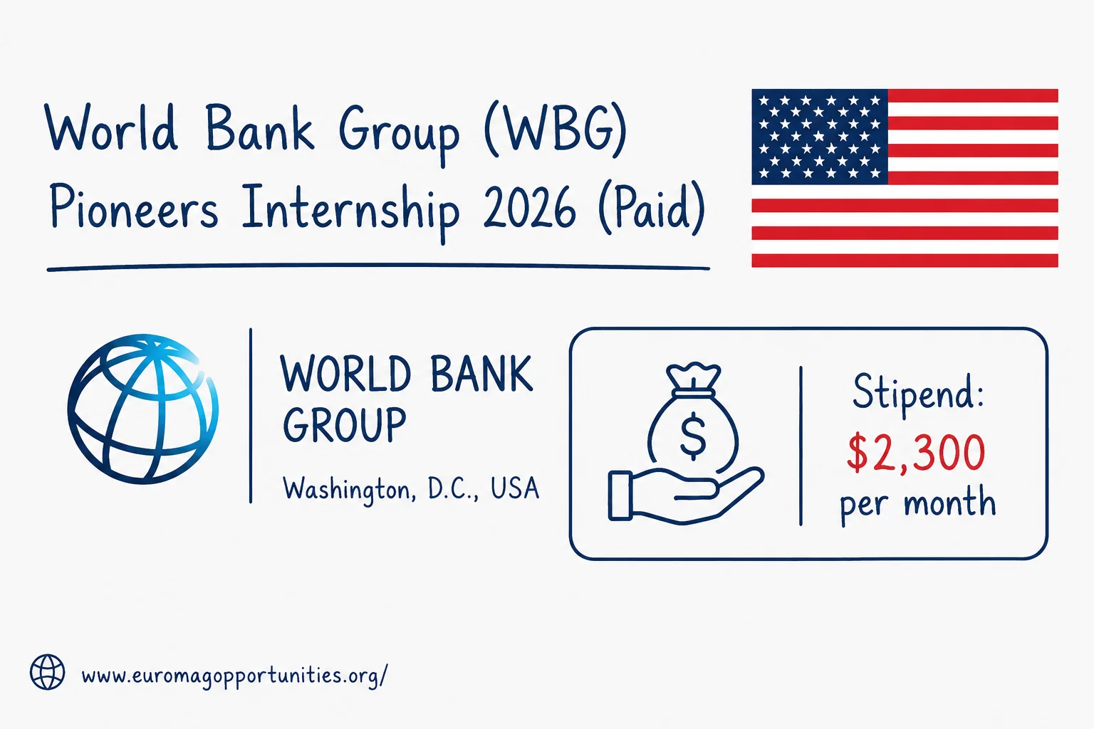 World Bank Group (WBG) Pioneers Internship 2026 | Paid Internship