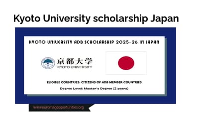 Kyoto ADB-JSP Scholarship Japan 2025 | Fully Funded