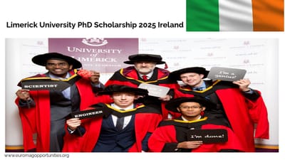 Limerick University PhD Scholarship 2025 Ireland