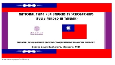 NTHU Scholarships 2026 in Taiwan | Fully Funded