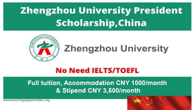 Zhengzhou University PhD Scholarship 2026