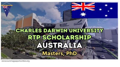 Charles Darwin University RTP Scholarships 2026 Australia