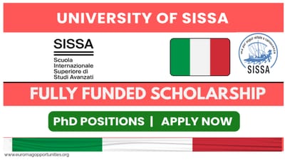 SISSA PhD Scholarship 2025 | Fully Funded in Italy