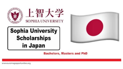 Sophia University Scholarship 2026 in Japan | Fully Funded