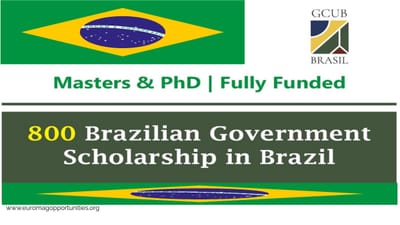 PEC-PG Scholarship 2025 in Brazil | Fully Funded
