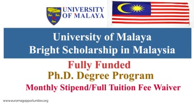 Study in Malaysia: University of Malaya Bright Scholarship 2026