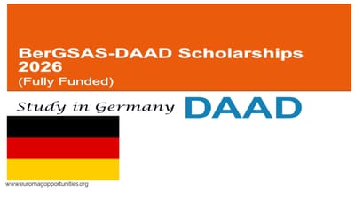 BerGSAS DAAD Scholarships 2026 in Germany