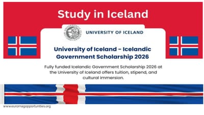 University of Iceland Scholarship 2026 | Icelandic Government Scholarship