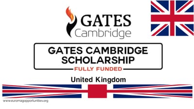 Gates Cambridge Scholarship 2026 in UK | Fully Funded Master’s & PhD