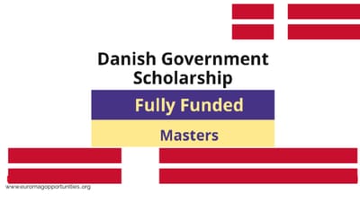 Danish Government Masters Scholarship 2026