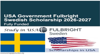 Government Fulbright Swedish Scholarship 2026