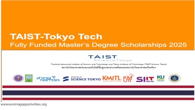 TAIST Tokyo Tech Scholarship 2026 Fully Funded