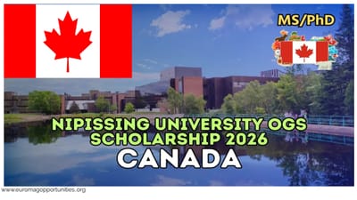 Nipissing University OGS Scholarship 2026 Canada