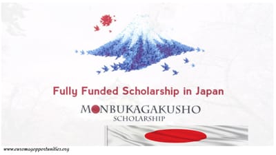 Japanese Government (Monbukagakusho: MEXT) Scholarship