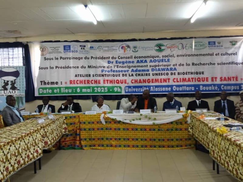 Bouaké : Ethique, changement climatique et santé au centre d’un atelier scientifique