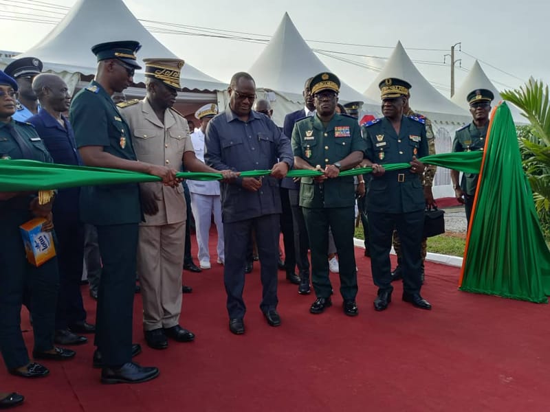 Gbêkè : Le centre de santé et l’hôtel des armées ont été inaugurés