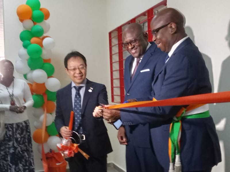 Région de Gbêkè : Le Centre pour la promotion de la langue et des études japonaises de l’UAO a été inauguré