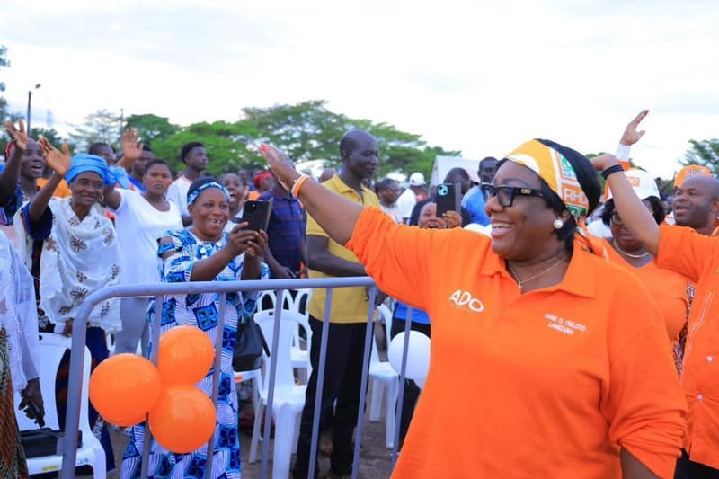 Cavally : Anne Désirée Ouloto vend les mérites du candidat Alassane Ouattara