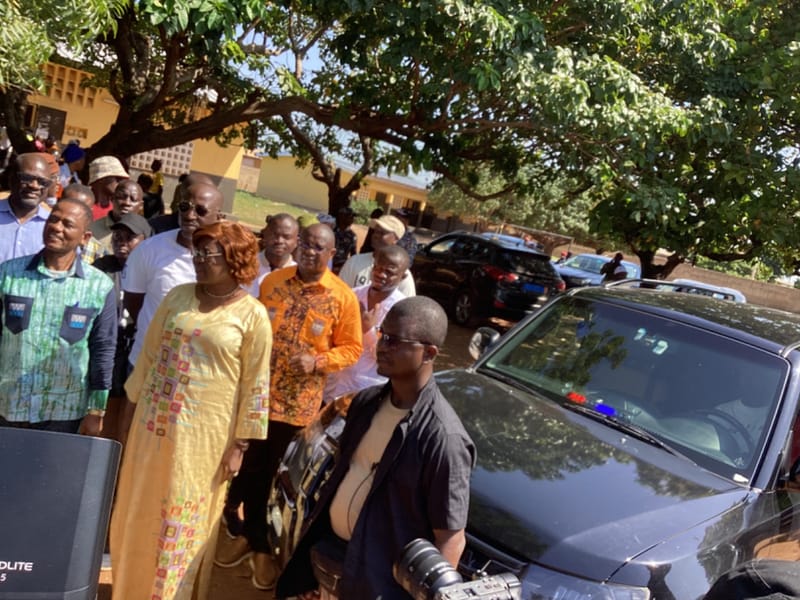 Région du Bounkani : Nialé Kaba et Michel Noufé se sont assurés du bon déroulement du scrutin