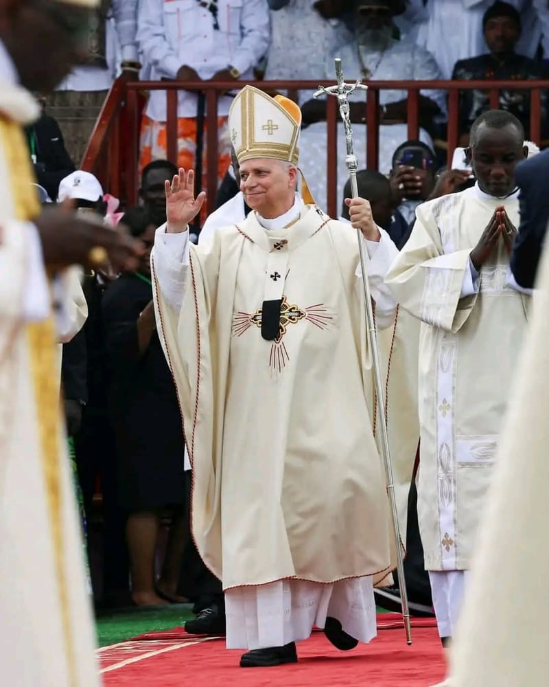 Messe au "Japoma Stadium" : Le pape invite la jeunesse au non découragement