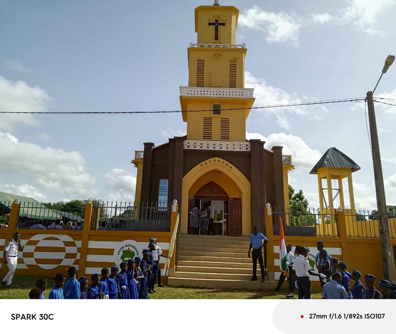 L'Église méthodiste a  célébré l'anniversaire de dédicace du temple Bethesda de Bodou