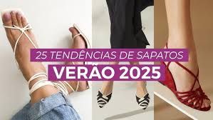 Moda verão 2025 calçados