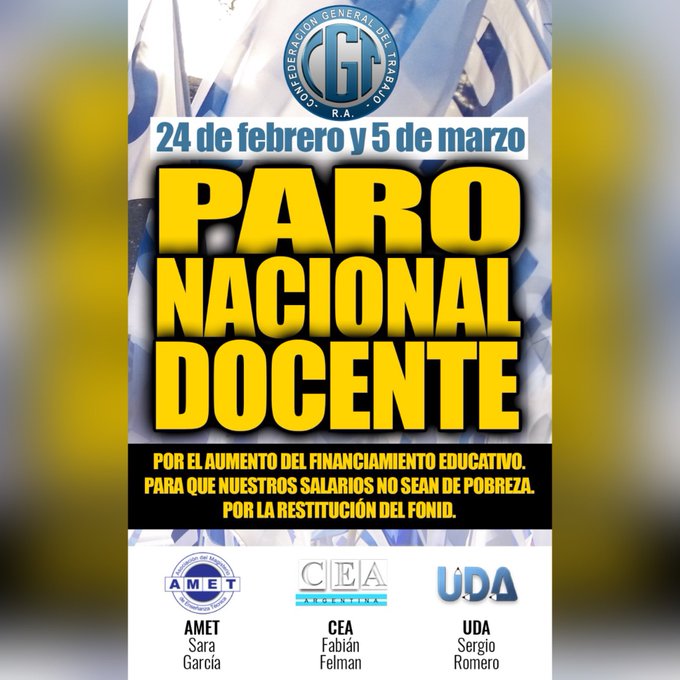 PARO NACIONAL DOCENTE