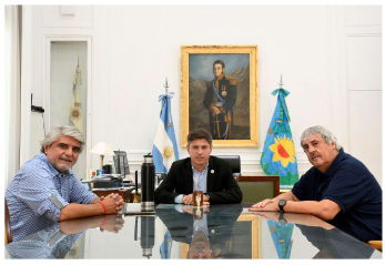 REUNION: AXEL KICILLOF Y SERGIO ROMERO