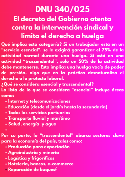 DNU 340/25 "NEFASTO"