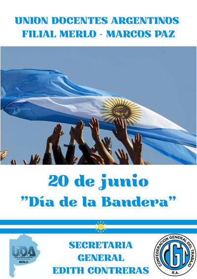 "20 de junio día de la bandera nacional"