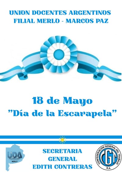 18 DE MAYO DÍA DE LA ESCARAPELA