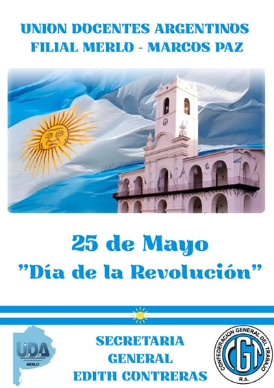 "25 de mayo día de la Revolución"