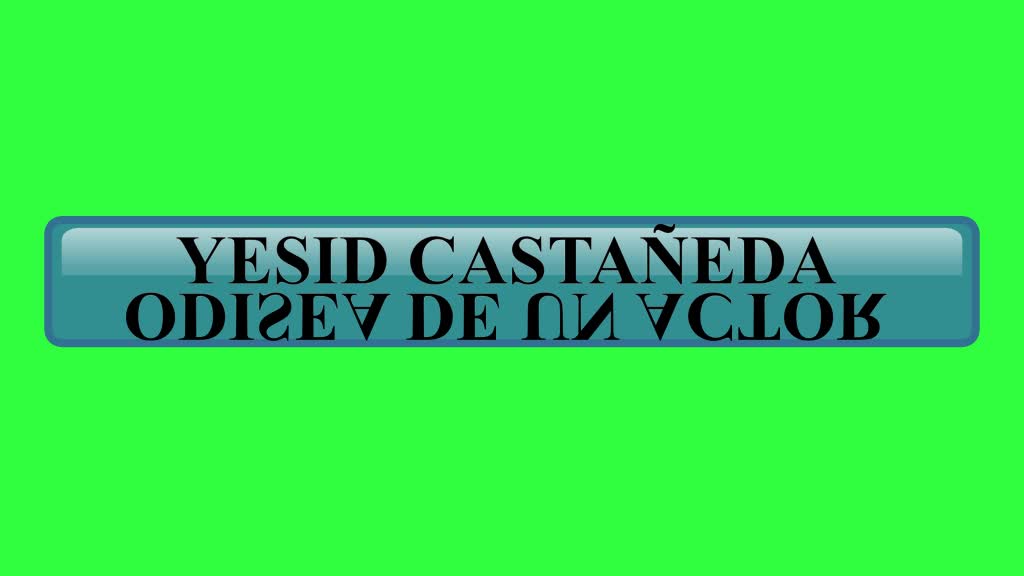 Biografia y Reel del Actor Yesid Castañeda