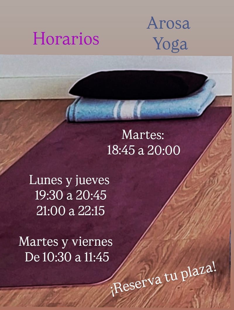HORARIOS CLASES DE YOGA