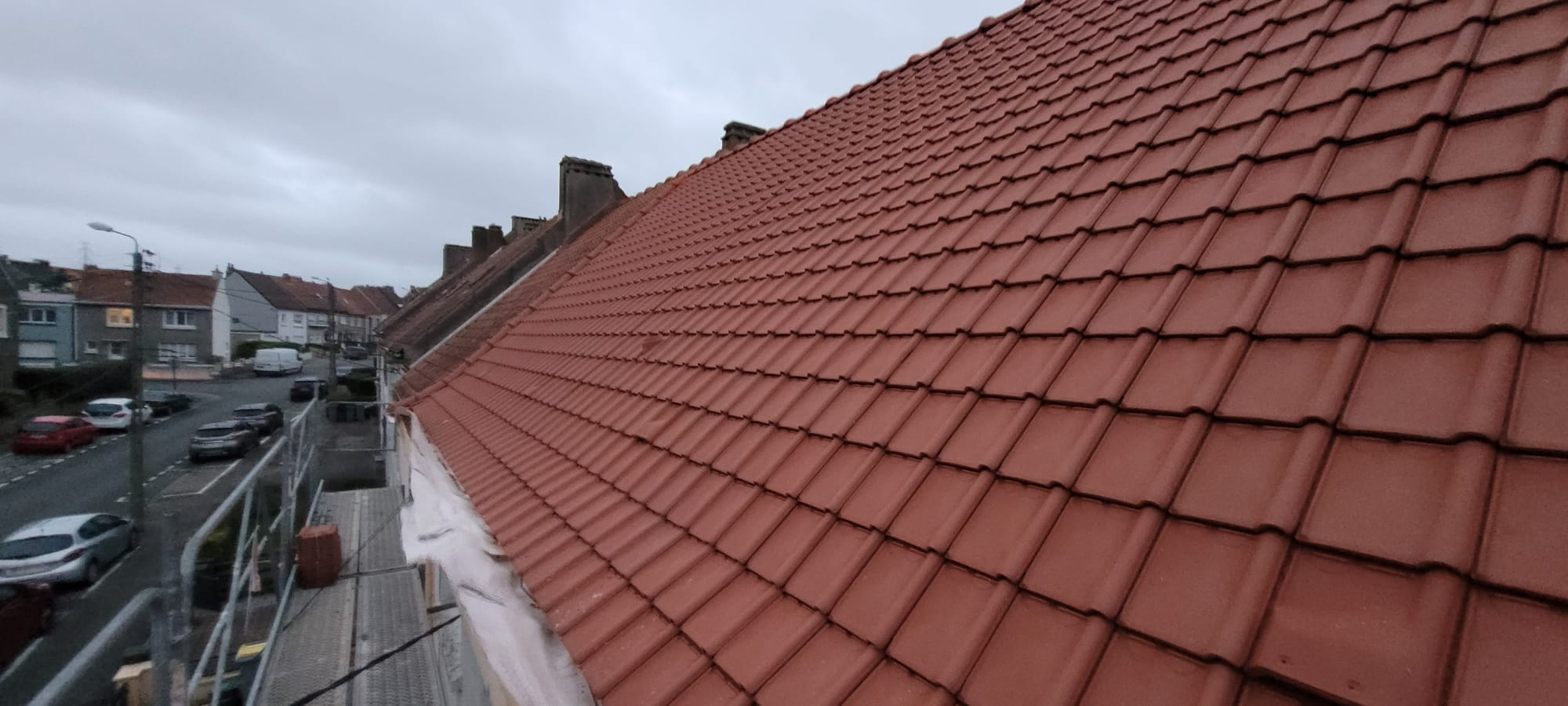 Couverture tuile koramic tempête 44 rouge orangé