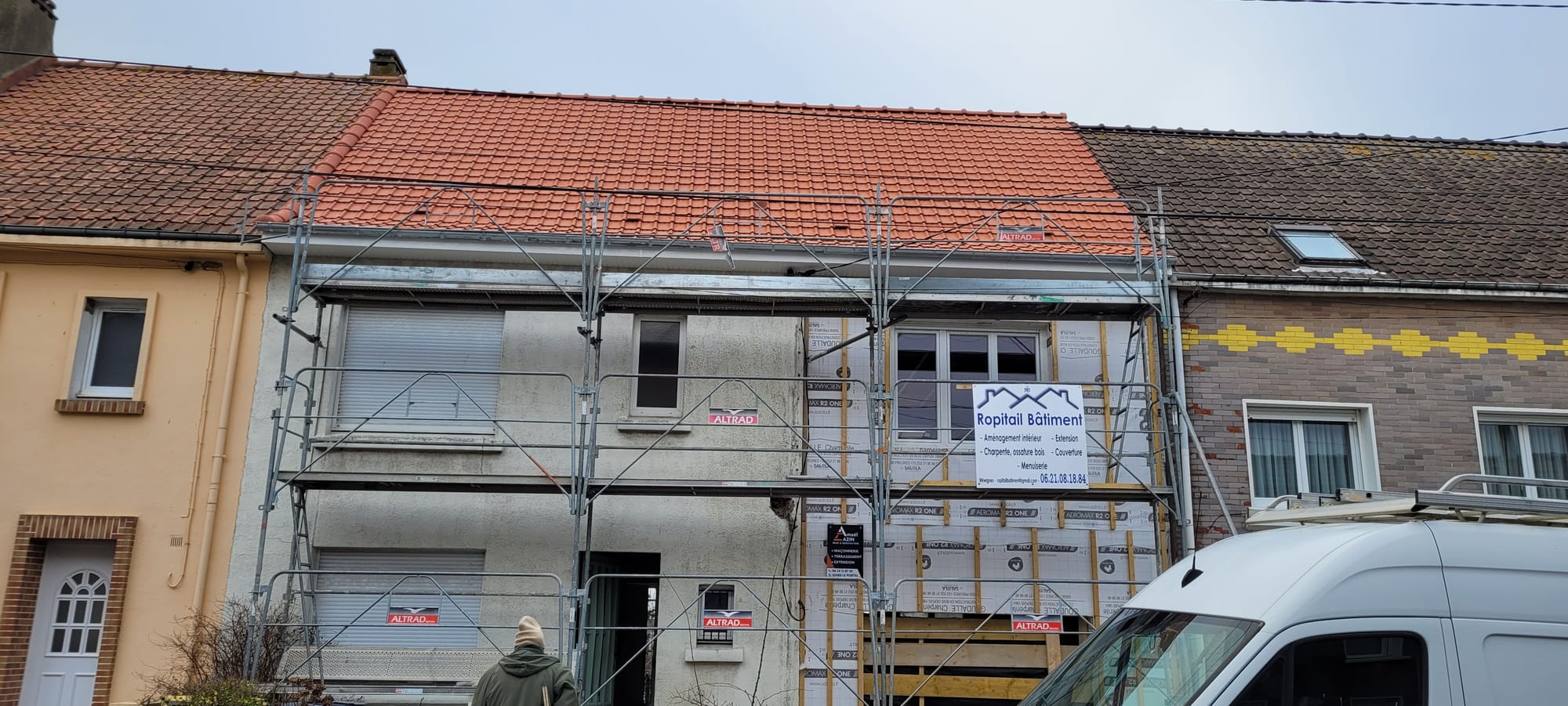 Couverture tuile koramic tempête 44 rouge orangé