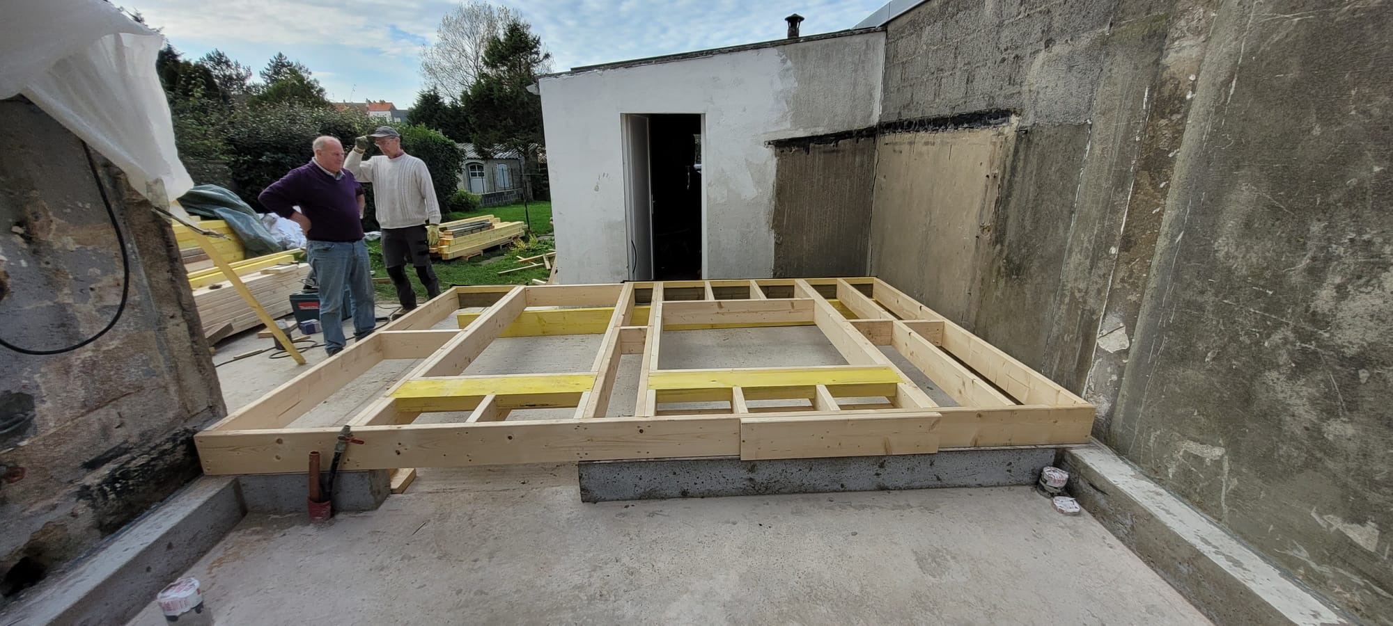 Extension en ossature bois