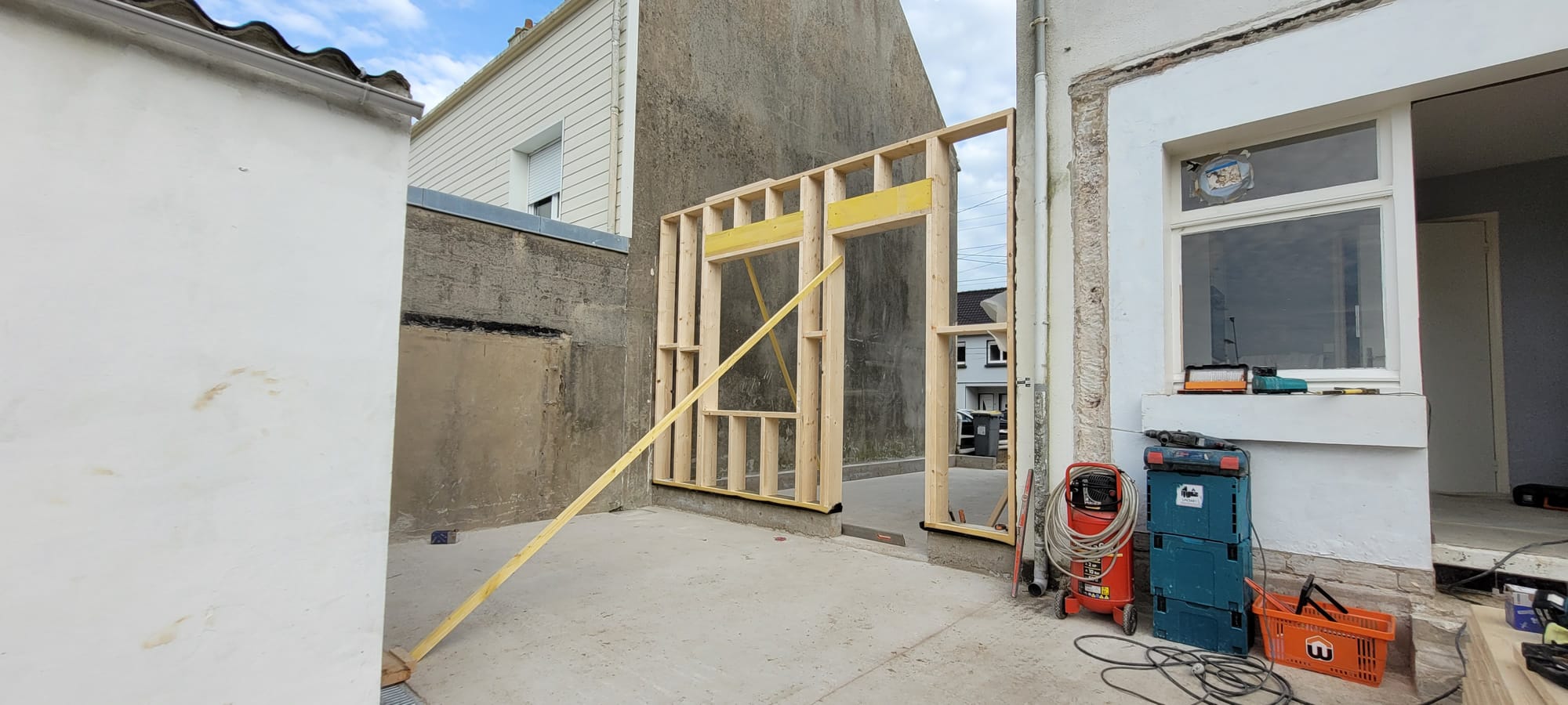 Extension en ossature bois