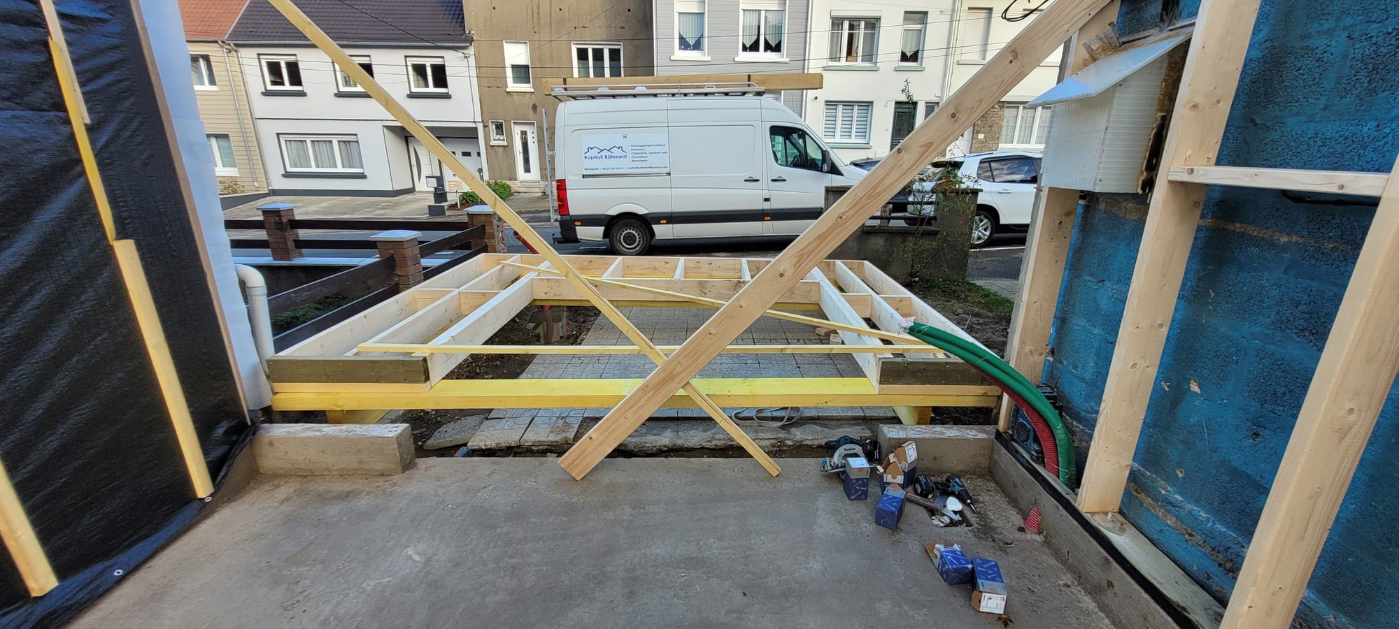 Extension en ossature bois