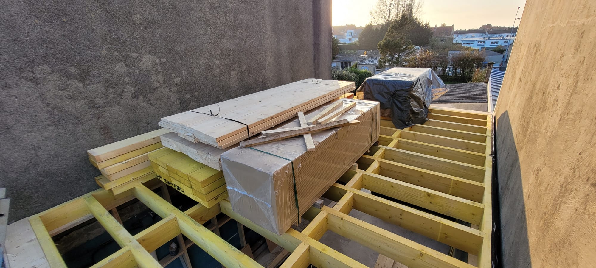 Extension en ossature bois