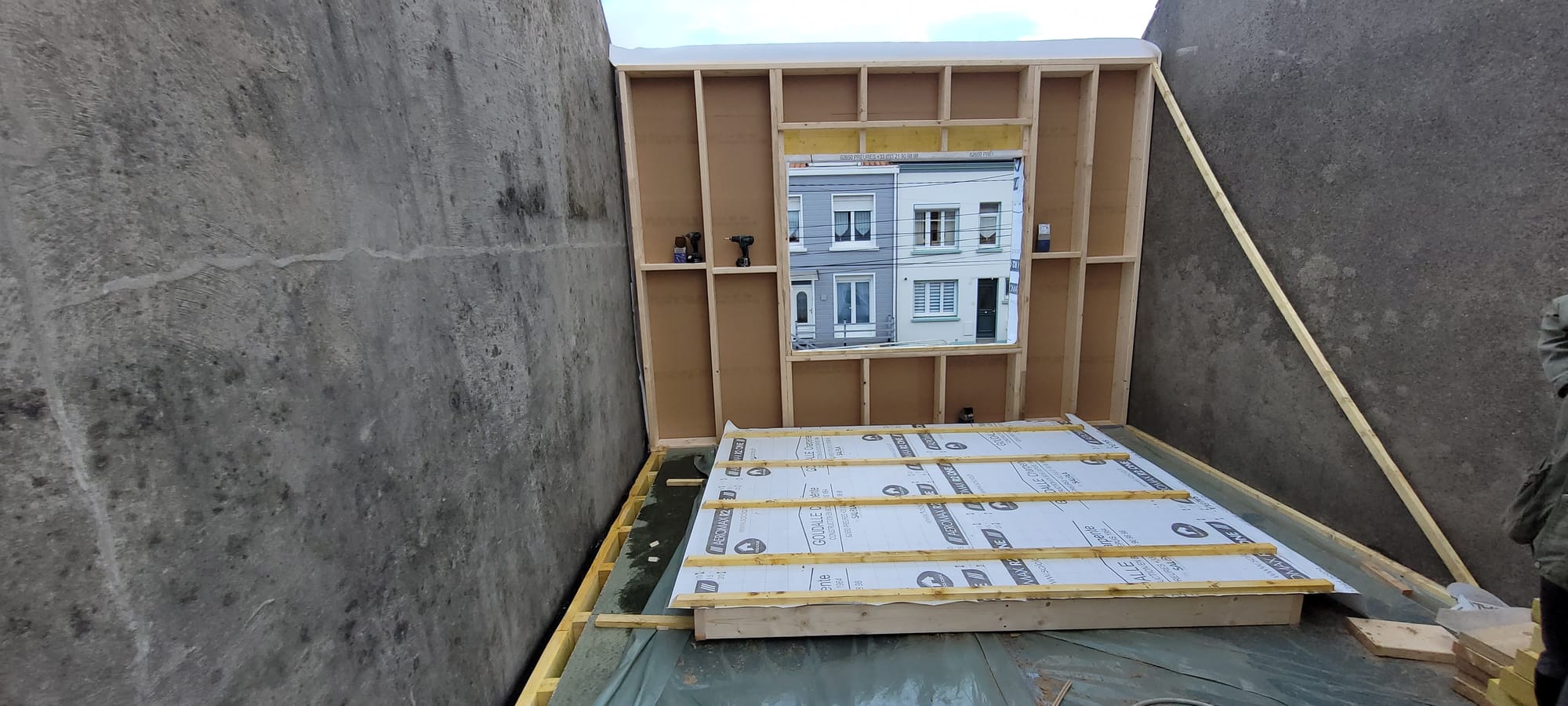 Extension en ossature bois